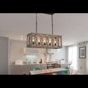 One Allium Way® Vandenberg 5-light Kitchen Island Chandelier, Farmhouse ...